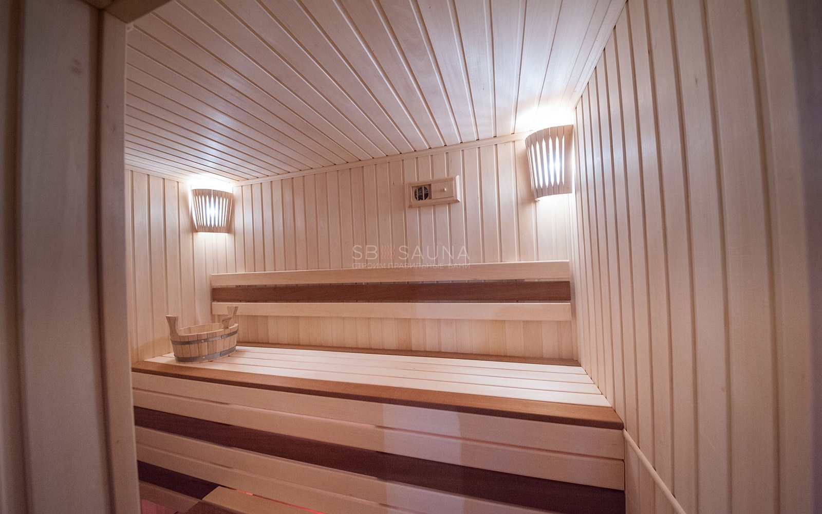 Готовый проект русской бани из канадского кедра в хуторе Ленина – SB Sauna