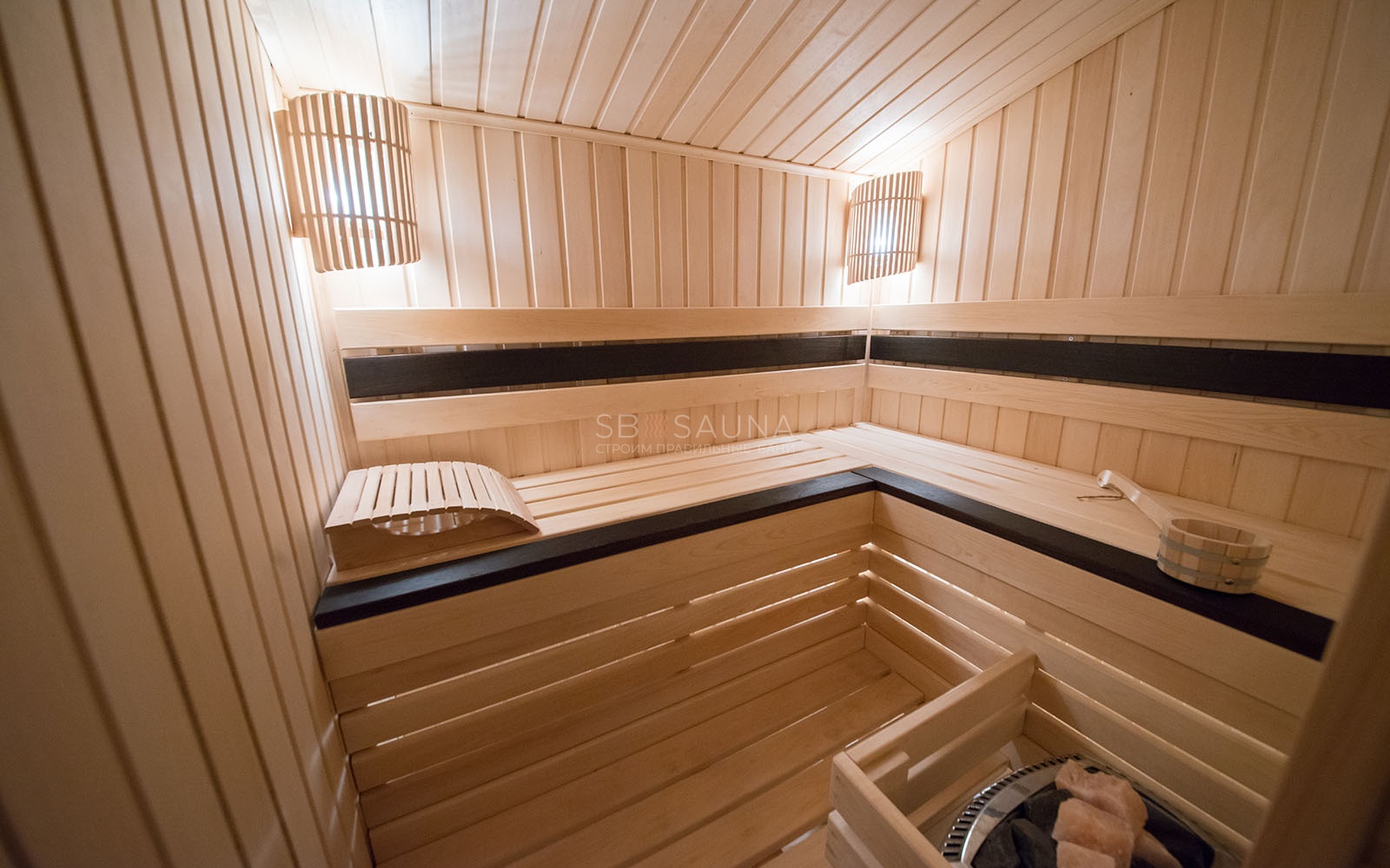 Готовый проект бани на дровах в Крымске – SB Sauna