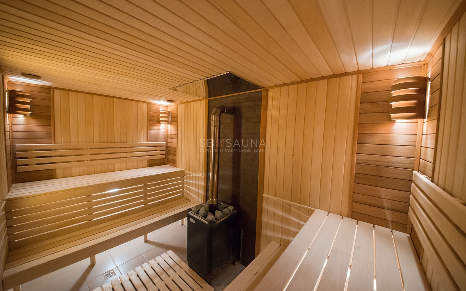 Готовый проект русской бани на дровах 3 на 2 в Горячем Ключе – SB Sauna